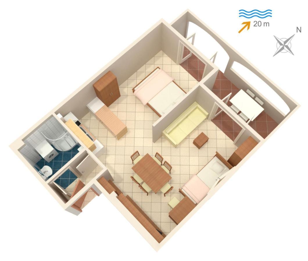 Apartments By The Sea Slatine, Ciovo - 10435 Exterior foto